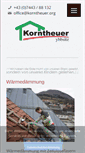 Mobile Screenshot of korntheuer.org